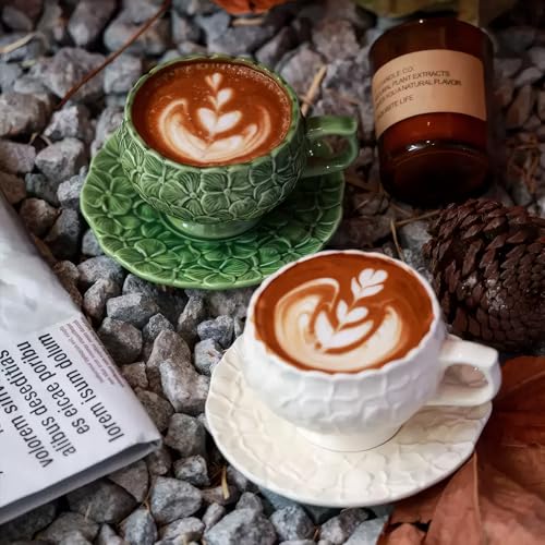Tea Cups and Saucers Set of 2 (2 Count)