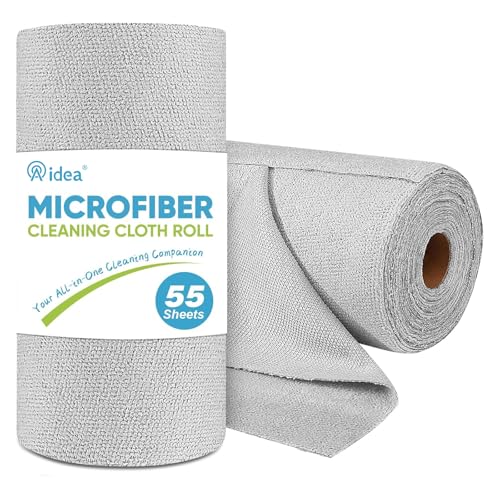 Microfiber Cleaning Cloth Roll (55 Count)