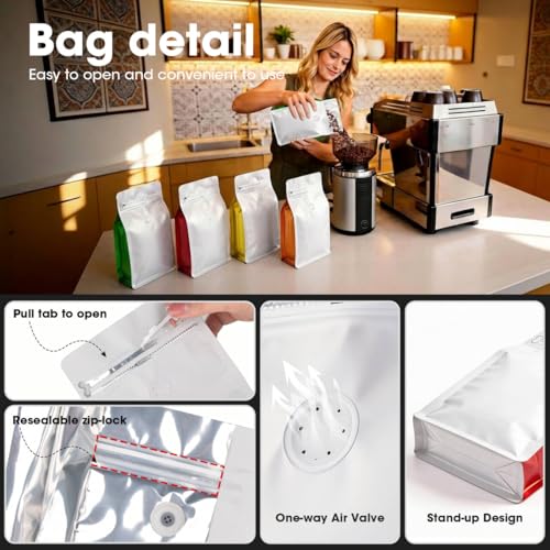 Coffee Bags with Valve (60 Count)