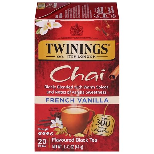 French Vanilla Chai Spiced Black Tea Bags (20 Count)