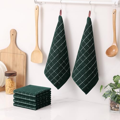 100% Cotton Terry Kitchen Dish Cloths (6 Count)