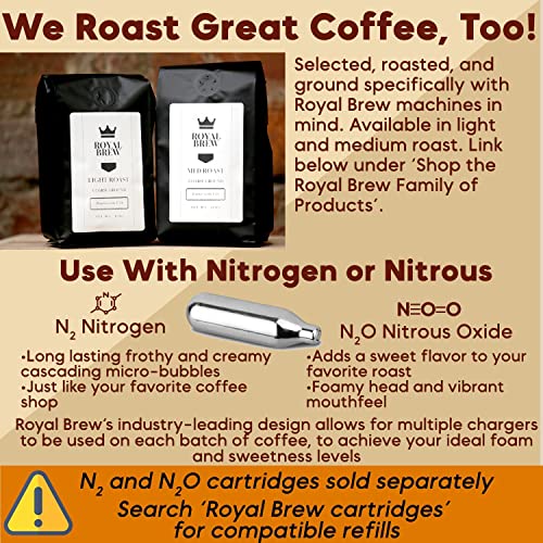 The Original Royal Brew Nitro Cold Brew Coffee Maker