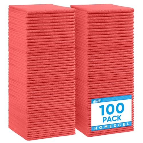 100PK Microfiber Cleaning Cloth (100 Count)