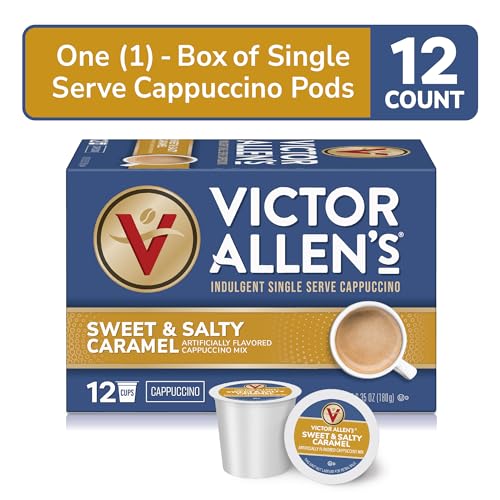 Sweet and Salty Caramel Flavored Cappuccino (12 Count)