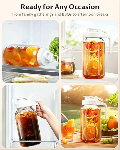 64oz Mason Jar Pitcher
