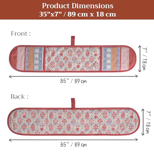 Double Oven Mitts 100% Cotton Double Oven Glove