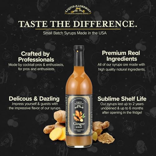 Ginger Syrup for Cocktails (25.4 Fl Oz)