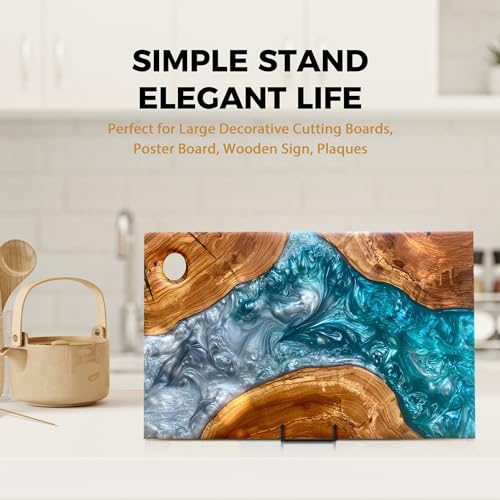 12 Inch Plate Stands for Large Heavy Duty Display (2 Count)
