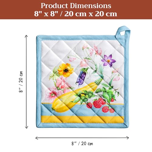 Pot Holders 100% Cotton Potholders (2 Count)