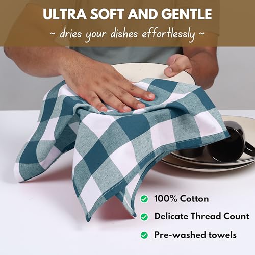4 Pack Kitchen Towel with Hanging Loop 16x26 inches
