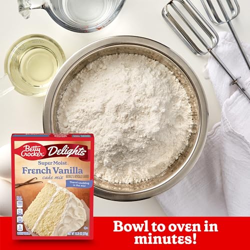 Delights Super Moist French Vanilla Cake Mix (13.25 Ounce)