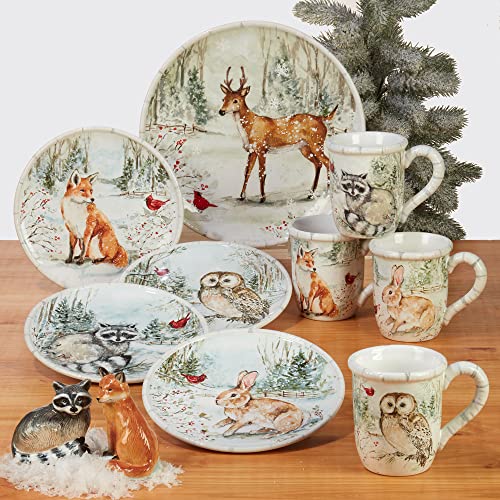 Winter’s Walk Set of 4 Ceramic Mugs (4 Count)