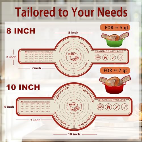 Silicone Bread Sling for Dutch Oven (2 Count)