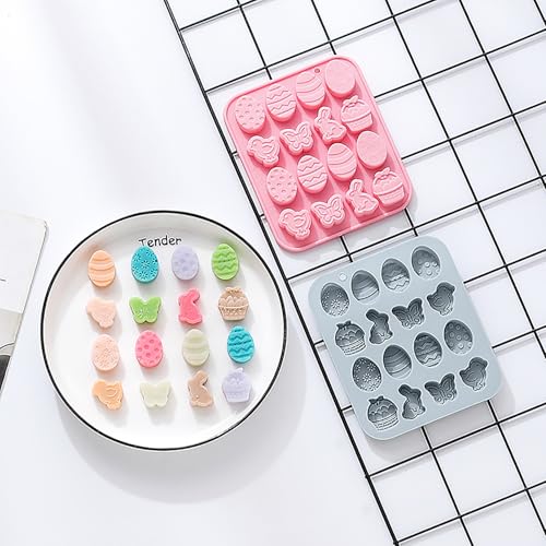 Easter Silicone Candy Molds (2 Count)