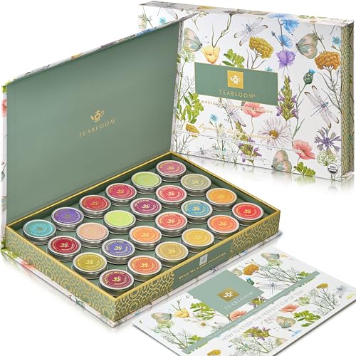 Exceptional Organic & Kosher Certified Loose Leaf Tea Chest (5.86 Ounce)