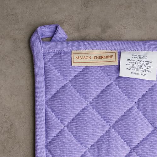 100% Cotton Oven Mitt & Pot Holder Set