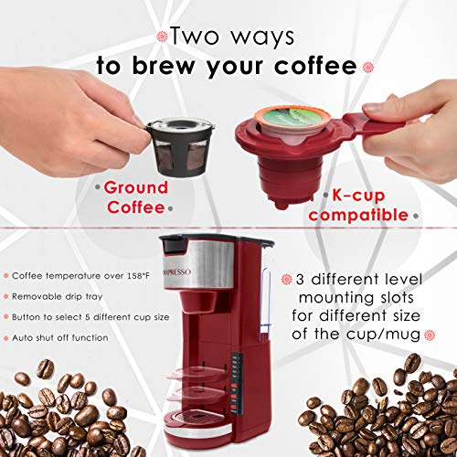 Red Single Serve Coffee Brewer K
