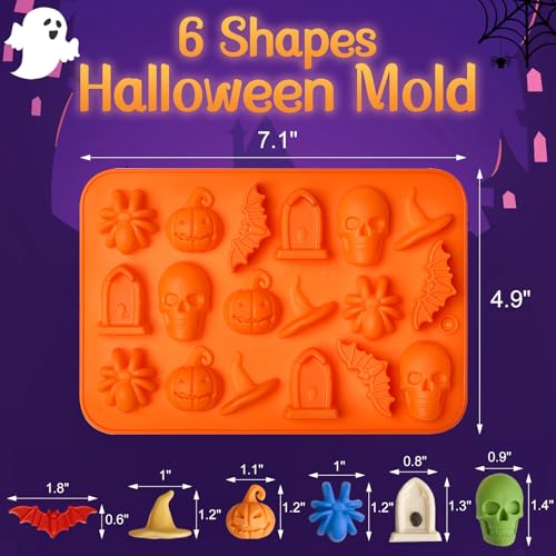 Halloween Chocolate Silicone Molds (4 Count)