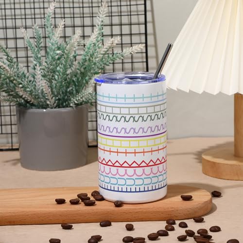 12 oz Hidden Message Tumbler Insulated with Lid Straw