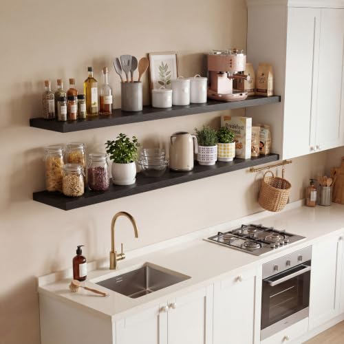 10 Inch Deep Floating Shelves 40” Set of 2 (2 Count)