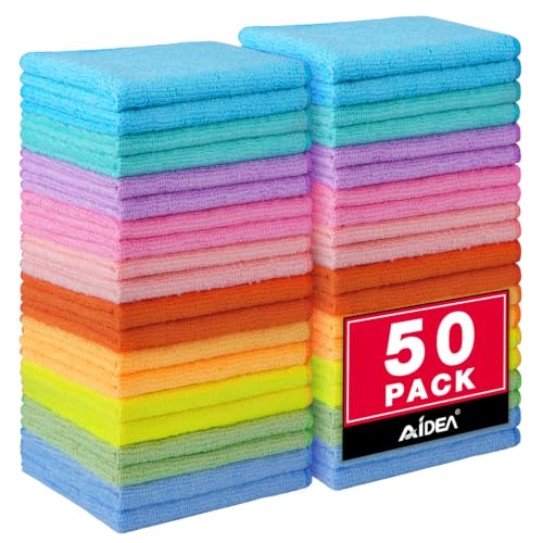 Microfiber Cleaning Cloth (50 Count)
