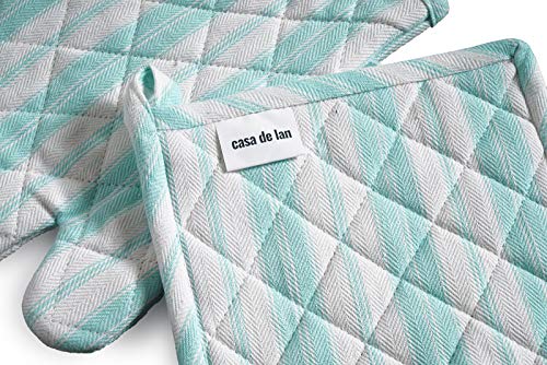 Oven Mitts & Potholder Set