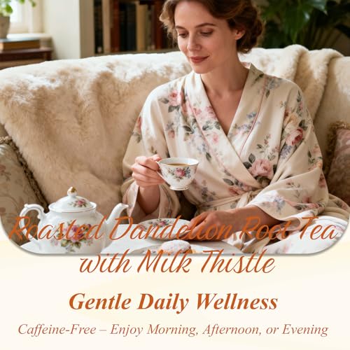 Roasted Dandelion Root Tea with Milk Thistle (50 Count)