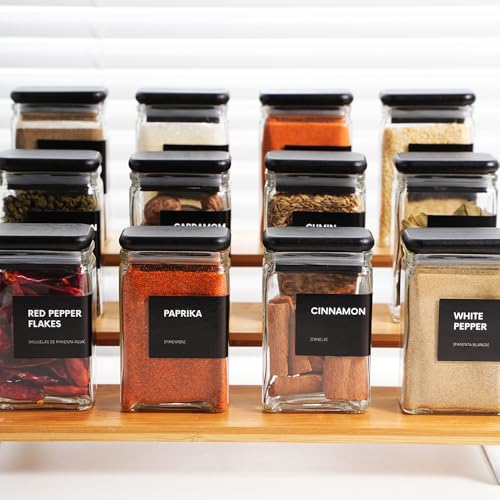 Glass Storage Jars with Bamboo Lid