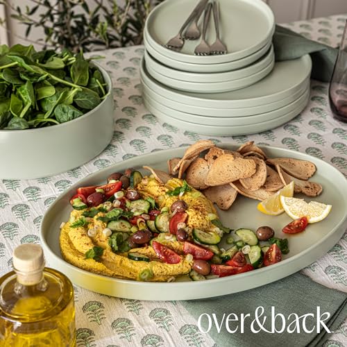 Over&Back Stackable Stoneware Serving Platter