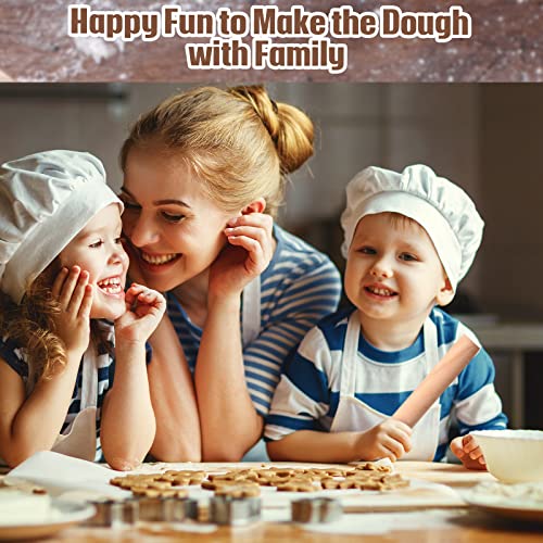 50 Pieces Small Rolling Pin Wood Mini Dumpling Dough Roller (50 Count)