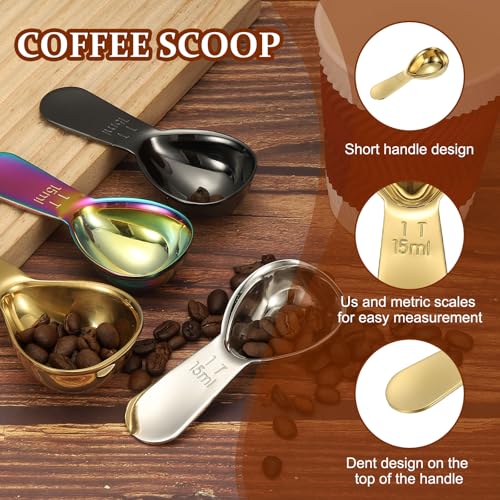 2Pcs Stainless Steel Coffee Scoop (2 Count)