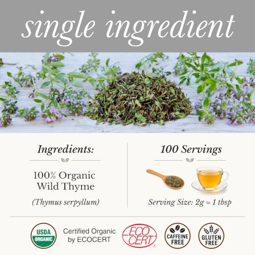 Organic Wild Breckland Thyme Tea (100 Count)