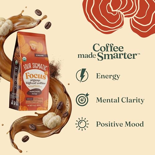 Focus Max High Caffeine Cordyceps Coffee (10 Ounce)
