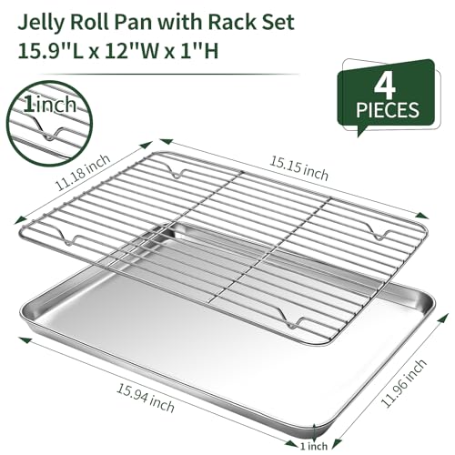 Baking Sheet and Cooling Rack Set