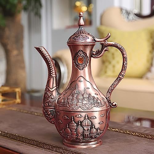 Turkish Tea Coffee Cup and Pot Set Including Teapot