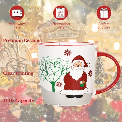 Christmas Mugs Set of 4 (4 Count)
