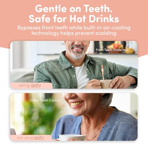 Flow Limiting Dysphagia Straw for Safe Drinking (2 Count)