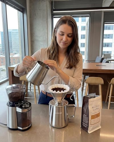 Stainless Pour Over Coffee Maker Set