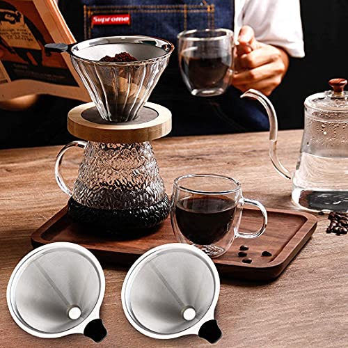 2PCS Pour Over Coffee Filter (2 Count)
