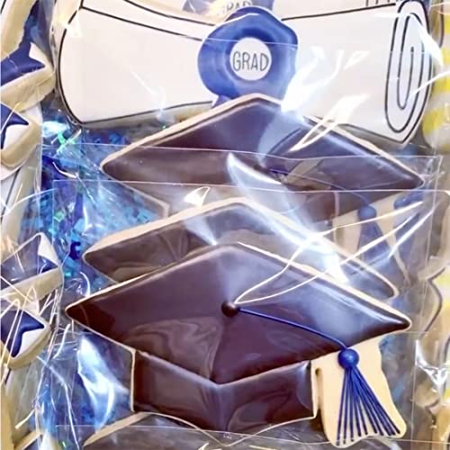 Graduation Cookie Cutters 6Pcs for Celebration Kitchen Baking (6 Count)