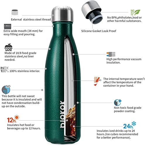 17 oz Small Insulated Water Bottle