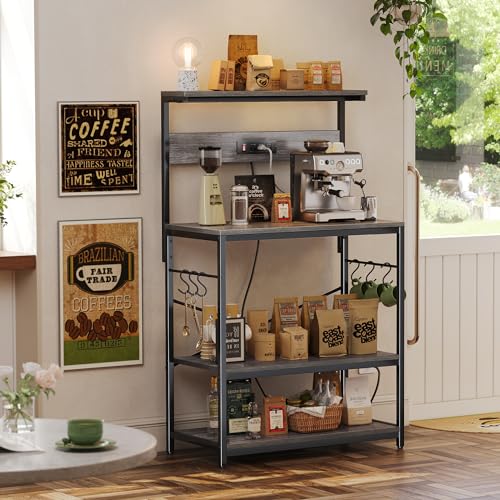 Bakers Rack with Power Outlets