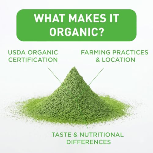 Aiya Certified USDA Japanese Organic Ceremonial Grade Matcha Green Tea Powder (3.5 Ounce)