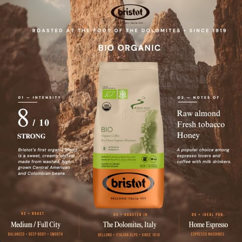 Bio Organic Italian Espresso Beans (17.6 Ounce)