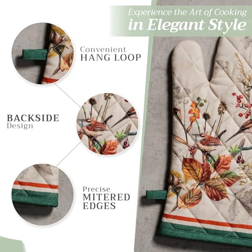 Maison d'Hermine Oven Gloves 100% Cotton Oven Mitt
