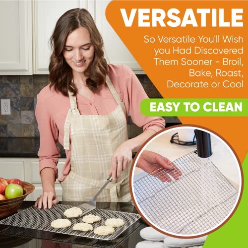 11.5" x 16.5" Stainless Steel Cooling Rack for Cooking & Baking
