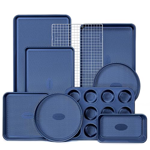9 Piece Baking Pans Set Nonstick (9 Count)