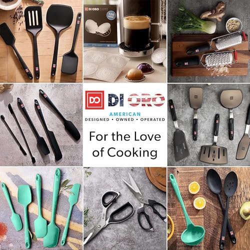 DI ORO Silicone Cooking Spoons (2 Count)