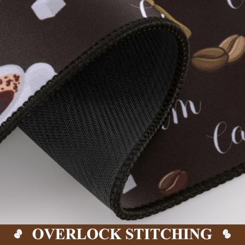 Coffee Mat 2 Pack 12x19 Inch Absorbent Non