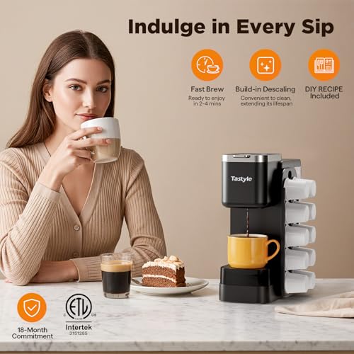 Hot & Iced Coffee Maker with Magnetic K